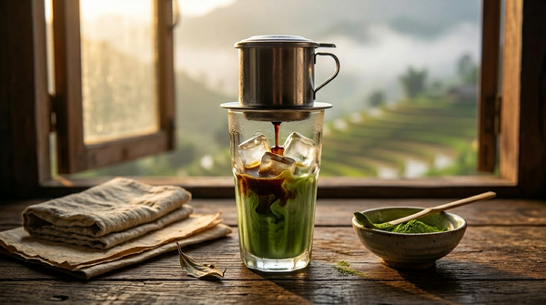 🇻🇳🍵 Cà Phê Sữa Đá trifft Matcha – wenn Vietnam und Japan sich im Glas begegnen